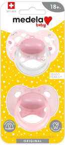 Medela: Original Soother - Pink 18+mth (2 Pack)