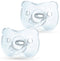 Medela: Silicone Soother - Blue 0-6mth (2 Pack)