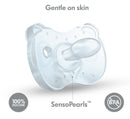 Medela: Silicone Soother - Blue 0-6mth (2 Pack)