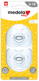 Medela: Silicone Soother - Blue 6-18mth (2 Pack)