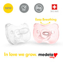 Medela: Silicone Soother - Pink 0-6mth (2 Pack)