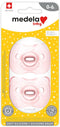 Medela: Silicone Soother - Pink 0-6mth (2 Pack)