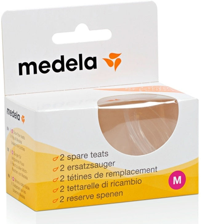 Medela: Spare Teats - Medium Flow (2 Pack)