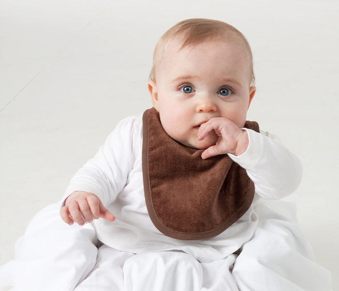 Mum 2 Mum: Infant Wonder Bib - Chocolate (Birth - 6 Months)