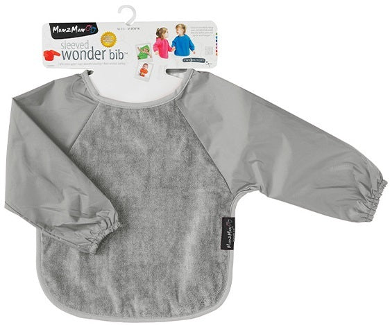 Mum 2 Mum: Long Sleeved Wonder Bib - Stone (6-18 Months)