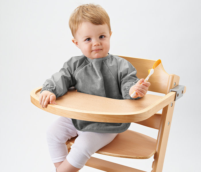 Mum 2 Mum: Long Sleeved Wonder Bib - Stone (18-36 Months)