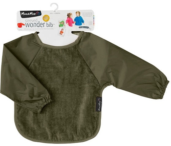 Mum 2 Mum: Long Sleeved Wonder Bib - Olive (6-18 Months)