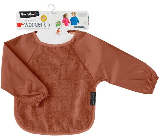 Mum 2 Mum: Long Sleeved Wonder Bib - Rust (6-18 Months)