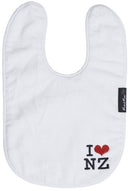 Mum 2 Mum: Kiwiana Wonder Bib - White (Birth - 3 Years)