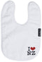 Mum 2 Mum: Kiwiana Wonder Bib - White (Birth - 3 Years)