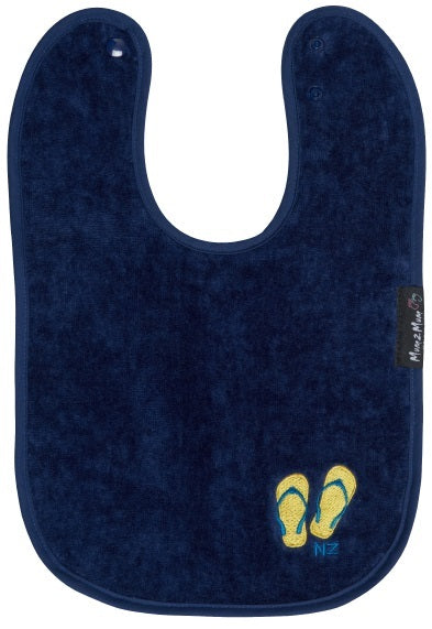 Mum 2 Mum: Kiwiana Wonder Bib - Navy (Birth - 3 Years)