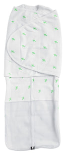 Mum 2 Mum: Summer DreamSwaddle - Green Criss-Cross (Large)