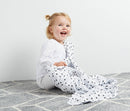 Mum 2 Mum: Cotton Muslin Blankets - Black & White Stars (130x130cm)