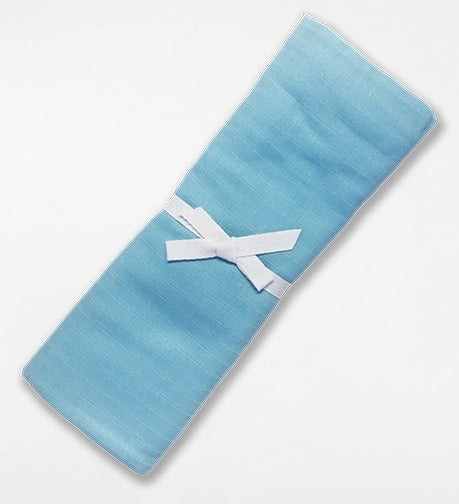 Mum 2 Mum: Cotton Muslin Blankets - Blue (130x130cm)