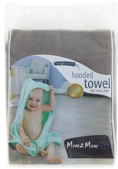 Mum 2 Mum: Hooded Towel - Chocolate