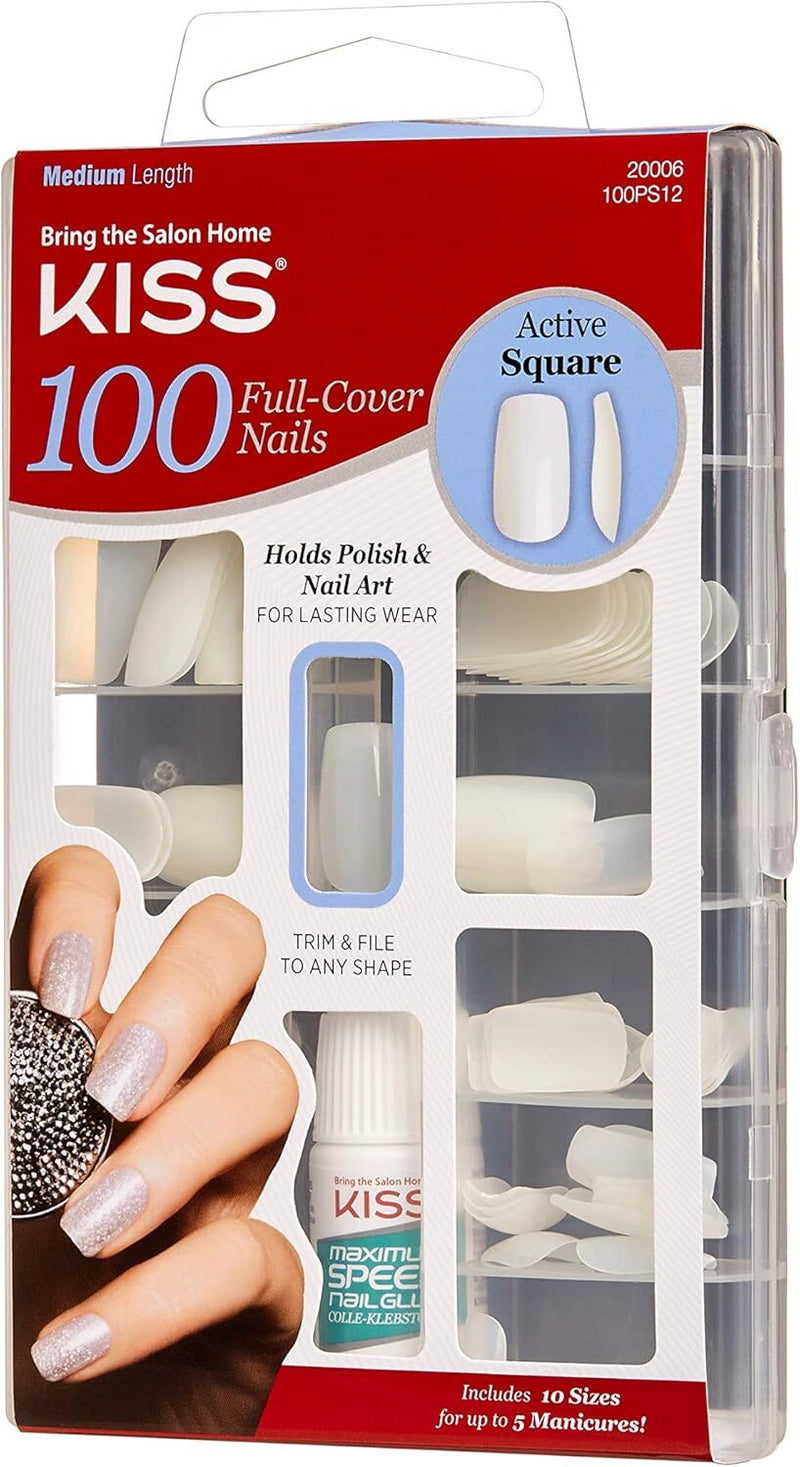 KISS: 100 Pack Nails - Active Square