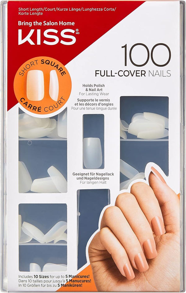 KISS: 100 Pack Nails - Short Square