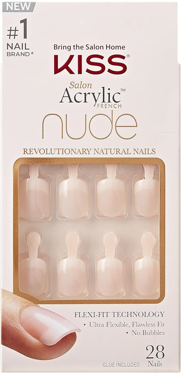 KISS: Salon Acrylic Nude Nails - Breathtaking