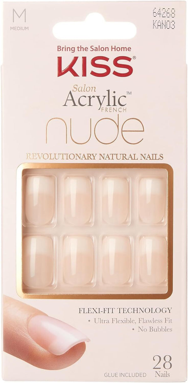 KISS: Salon Acrylic Nude Nails - Cashmere