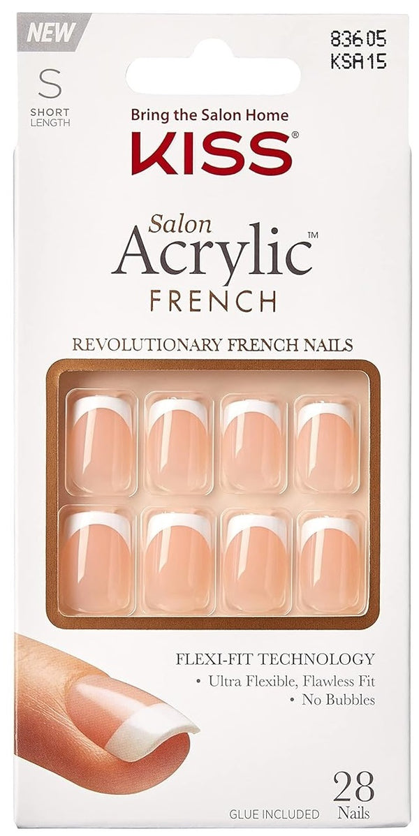 KISS: Salon Acrylic French Nails - Bonjour