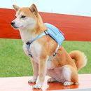 Dog Backpack Harness with D-Ring - Blue