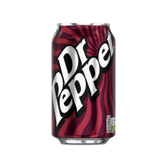 Dr Pepper Soft Drink Cans Fridge Pack - 330ml (24 Pack)