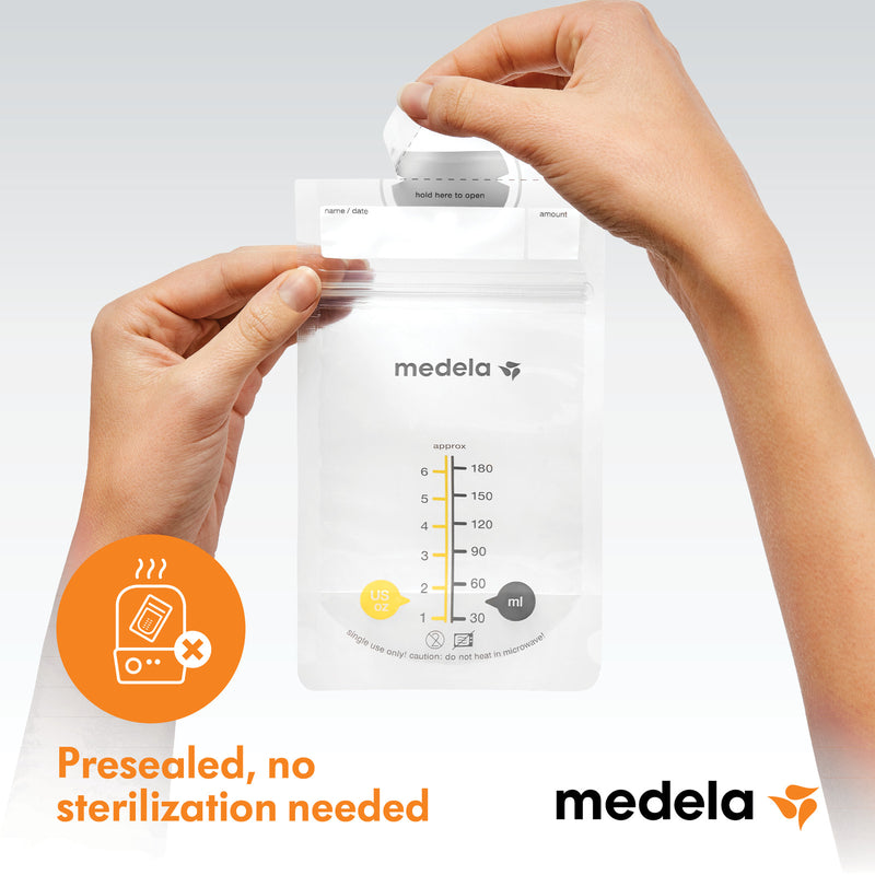 Medela: Breast Milk Storage Bags (50 Pack)