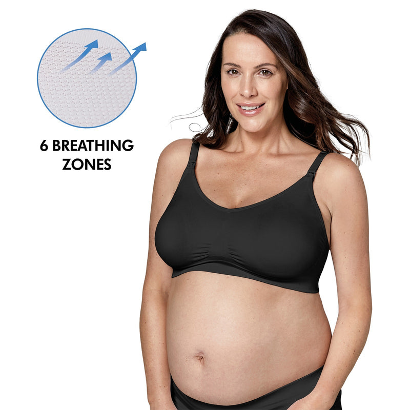 Medela: Keep Cool Ultra Maternity/Nursing Bra - Black (Large)