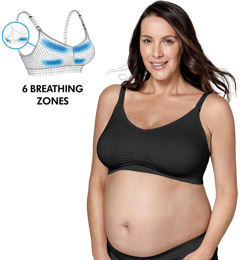 Medela: Keep Cool Ultra Maternity/Nursing Bra - Black (Large)