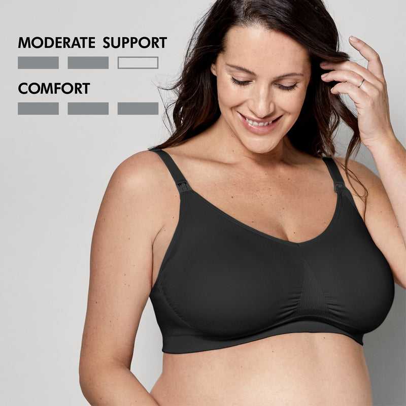 Medela: Keep Cool Ultra Maternity/Nursing Bra - Black (Large)