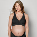 Medela: Keep Cool Sleep Maternity/Nursing Bra - Black (Large)