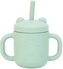 Annabel Trends: Silicone Mini Sippi Bear with Handles - Moss (150ml)