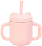 Annabel Trends: Silicone Mini Sippi Bear with Handles - Blush Pink (150ml)