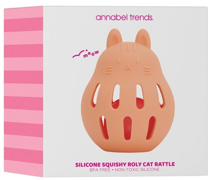 Annabel Trends: Silicone Roly Rattle - Cat