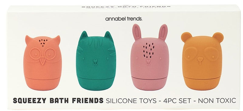 Annabel Trends: Silicone Squeezy Bath Toys - Original (Set of 4)