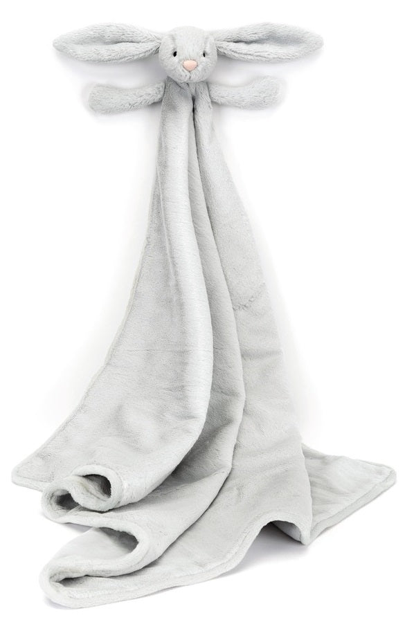 Jellycat: Bashful Bunny Blankie - Silver