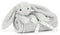 Jellycat: Bashful Bunny Blankie - Silver