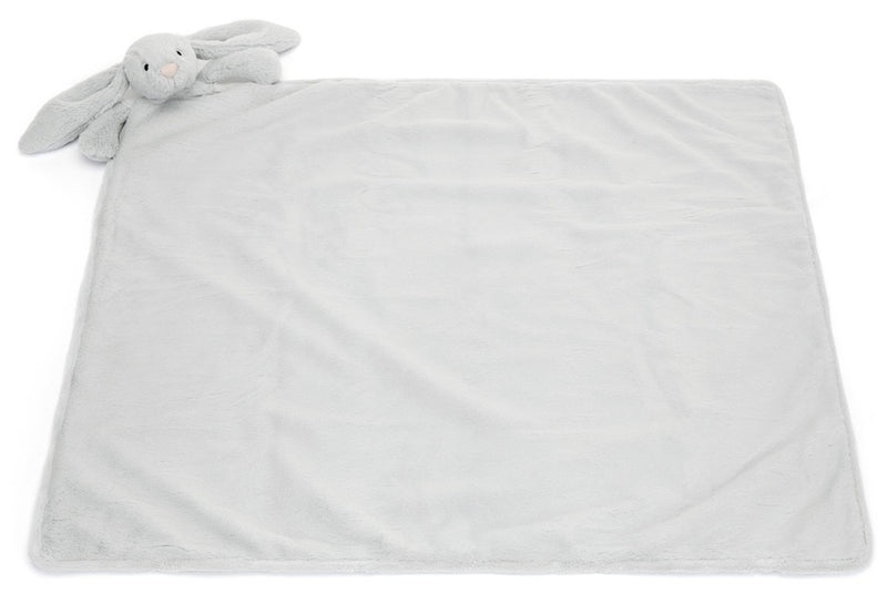 Jellycat: Bashful Bunny Blankie - Silver