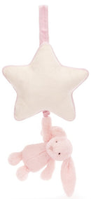 Jellycat: Bashful Bunny Musical Pull - Pink