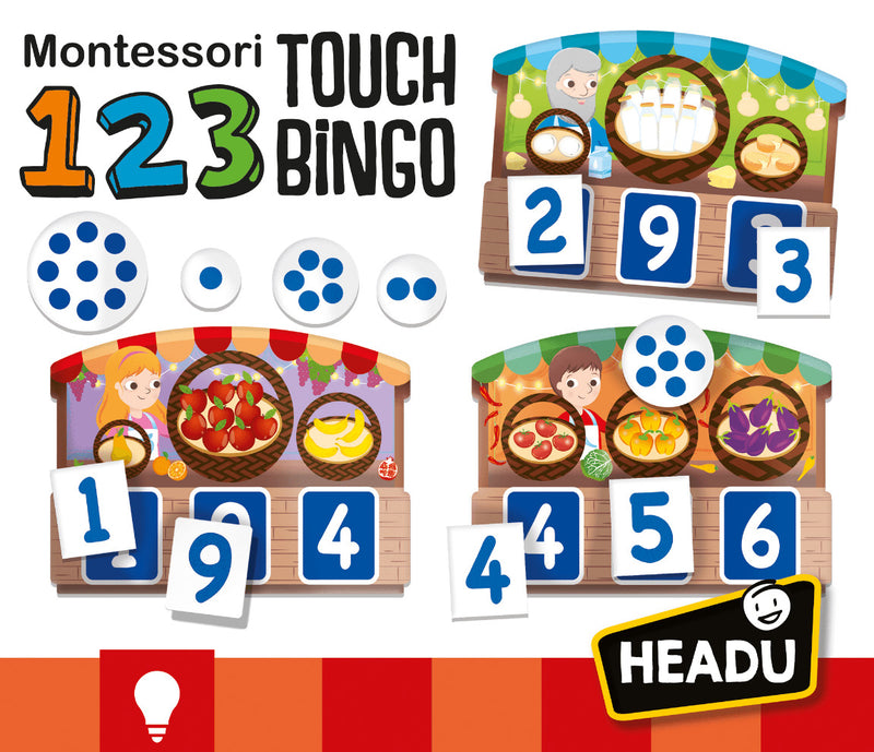 Headu: 123 Montessori Touch Bingo