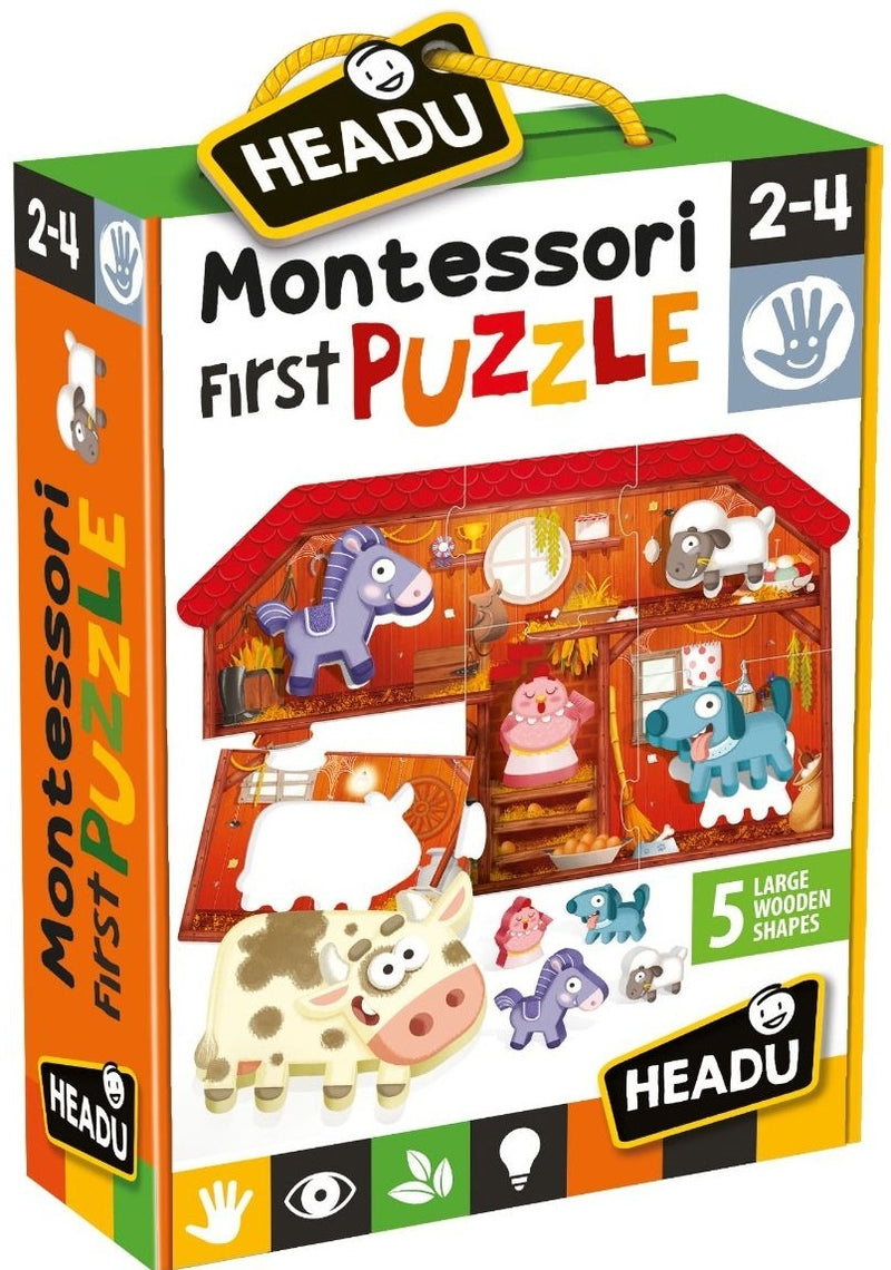 Headu: Montessori First Puzzle - The Farm