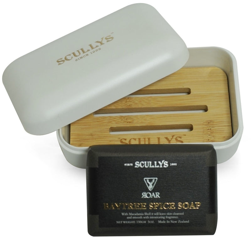 Scullys: Men's BayTree Spice Soap & Dish Set