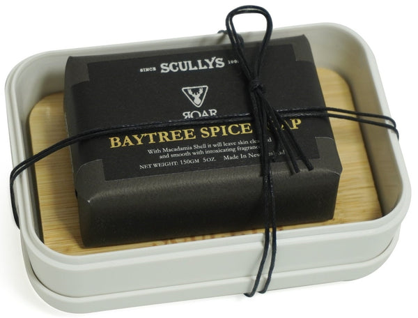 Scullys: Men's BayTree Spice Soap & Dish Set