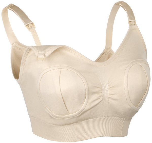 Haakaa: Hands-Free Pumping & Nursing Bra - Peach (XL)