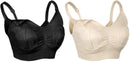 Haakaa: Hands-Free Pumping & Nursing Bra - Black (Large)