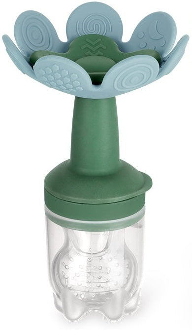 Haakaa: Flower Fresh Food Feeder & Cover Set - Sky Blue