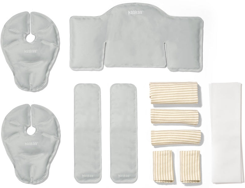 Haakaa: Hot & Cold Reusable Compression Pad Set - Suva Grey