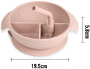 Haakaa: Silicone Divided Suction Bowl - Bluestone