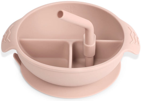 Haakaa: Silicone Divided Suction Bowl - Blush