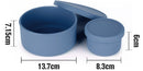 Haakaa: Round Silicone Food Container Set - Blush